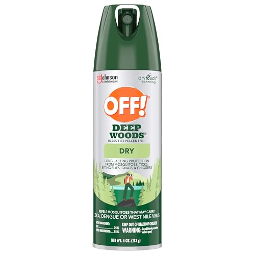 OFF! Deep Woods non-greasy formula stays comfortable outdoors.