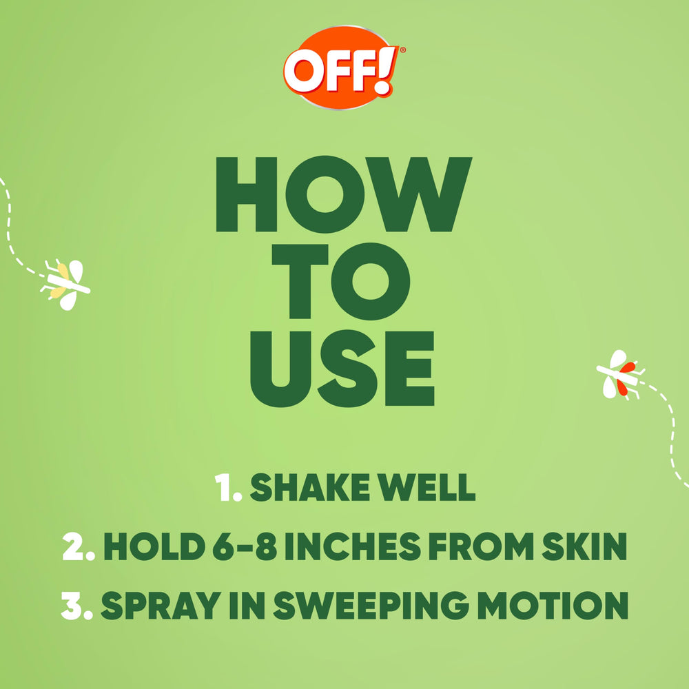 OFF! Deep Woods protects against ticks and biting flies during outdoor activities.