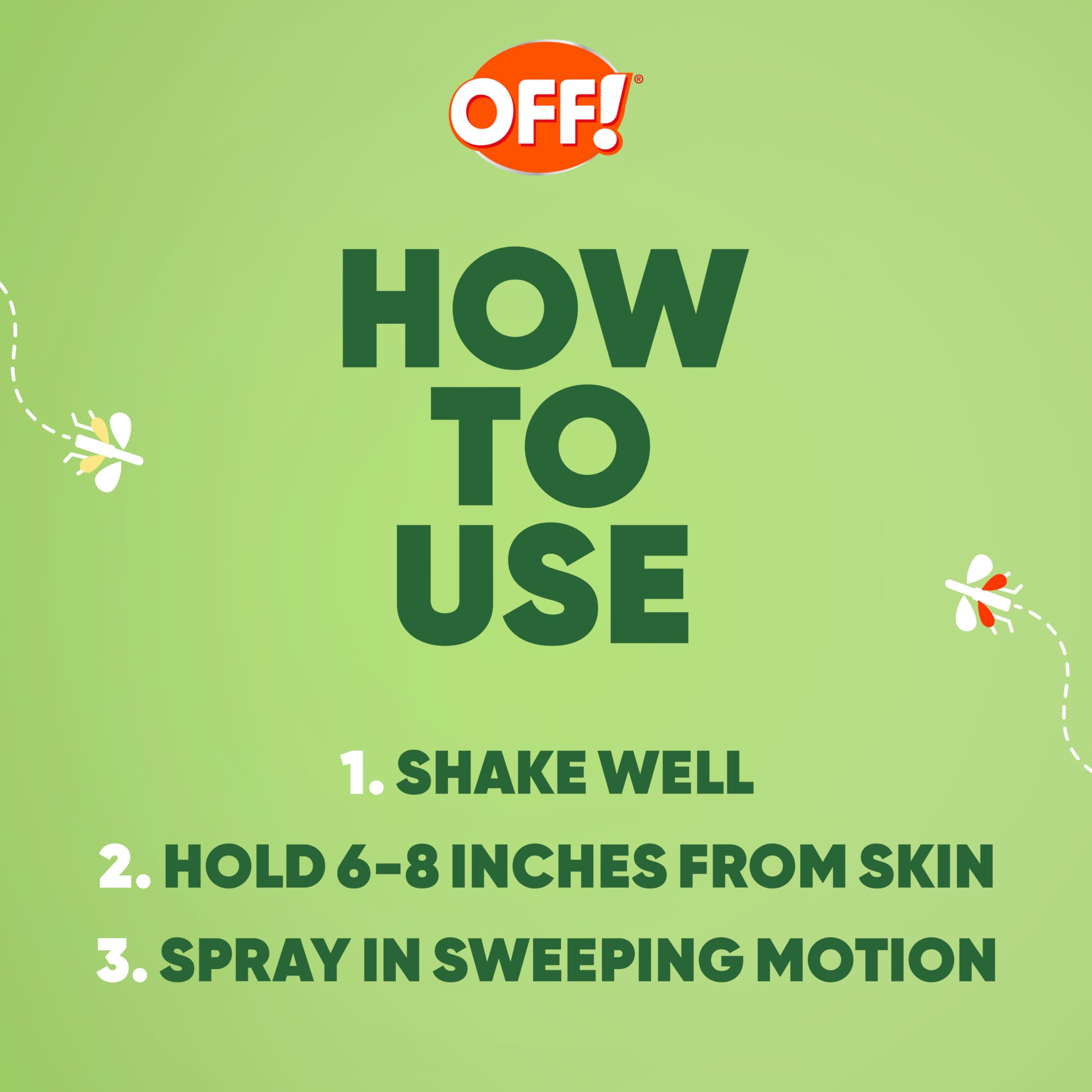 OFF! Deep Woods protects against ticks and biting flies during outdoor activities.