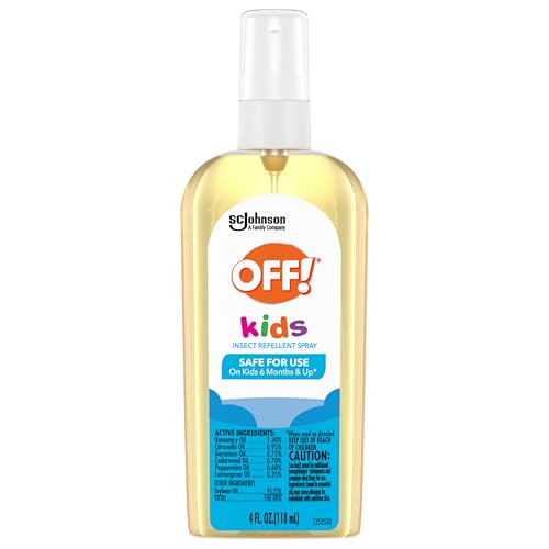 OFF! Kids Insect Repellent Spray provides up to 90 minutes of protection.