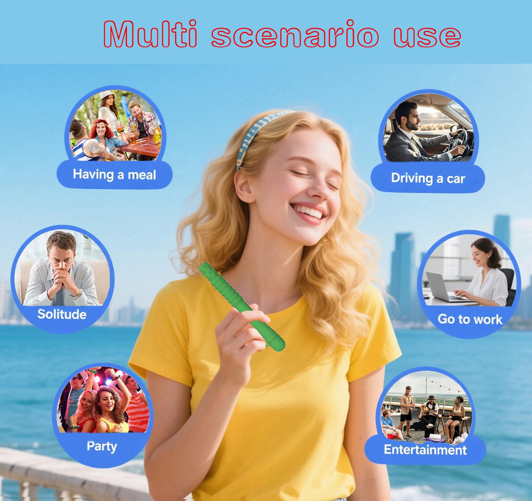Breath stick suitable for office, travel, and car use