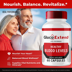 Official GlucoExtend Health Capsules reviews graphic