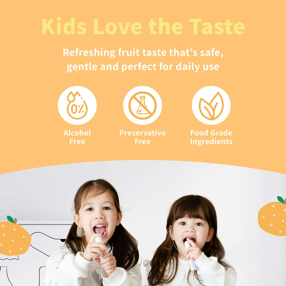 Child-friendly spray nozzle and compact bottle