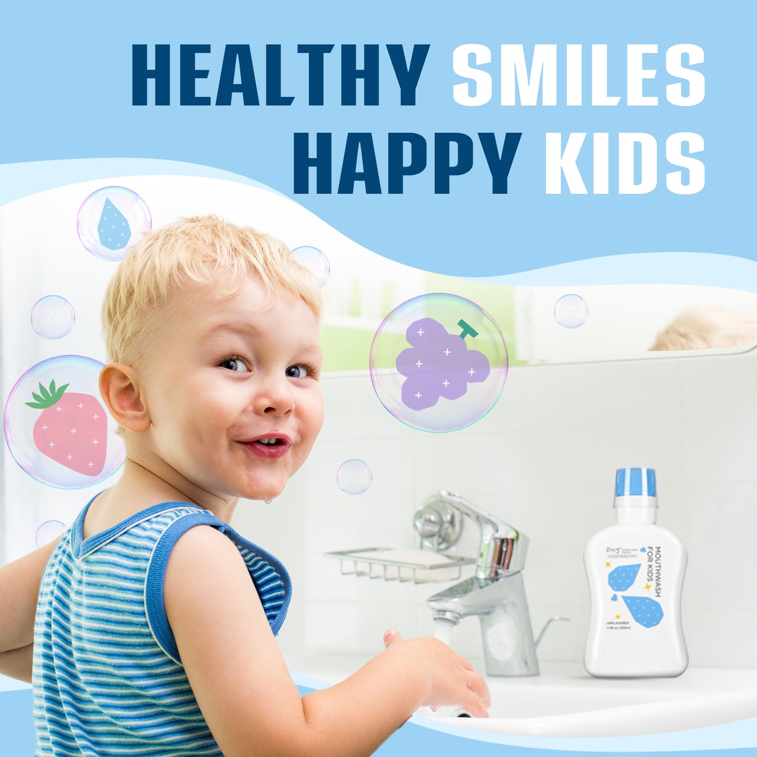 Ingredient highlights: fluoride-free, alcohol-free, no triclosan or chlorhexidine
