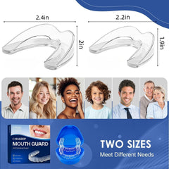 Mouth guards available in multiple sizes (size options)