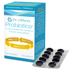 Dr Ohhira's Probiotics Professional Formula packaging with 30 capsules