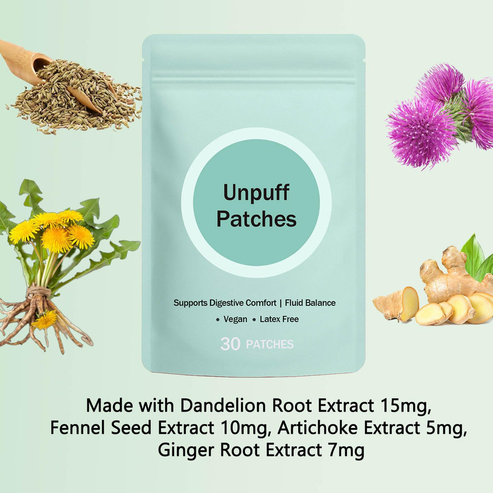 Vegan, latex-free patch materials close-up