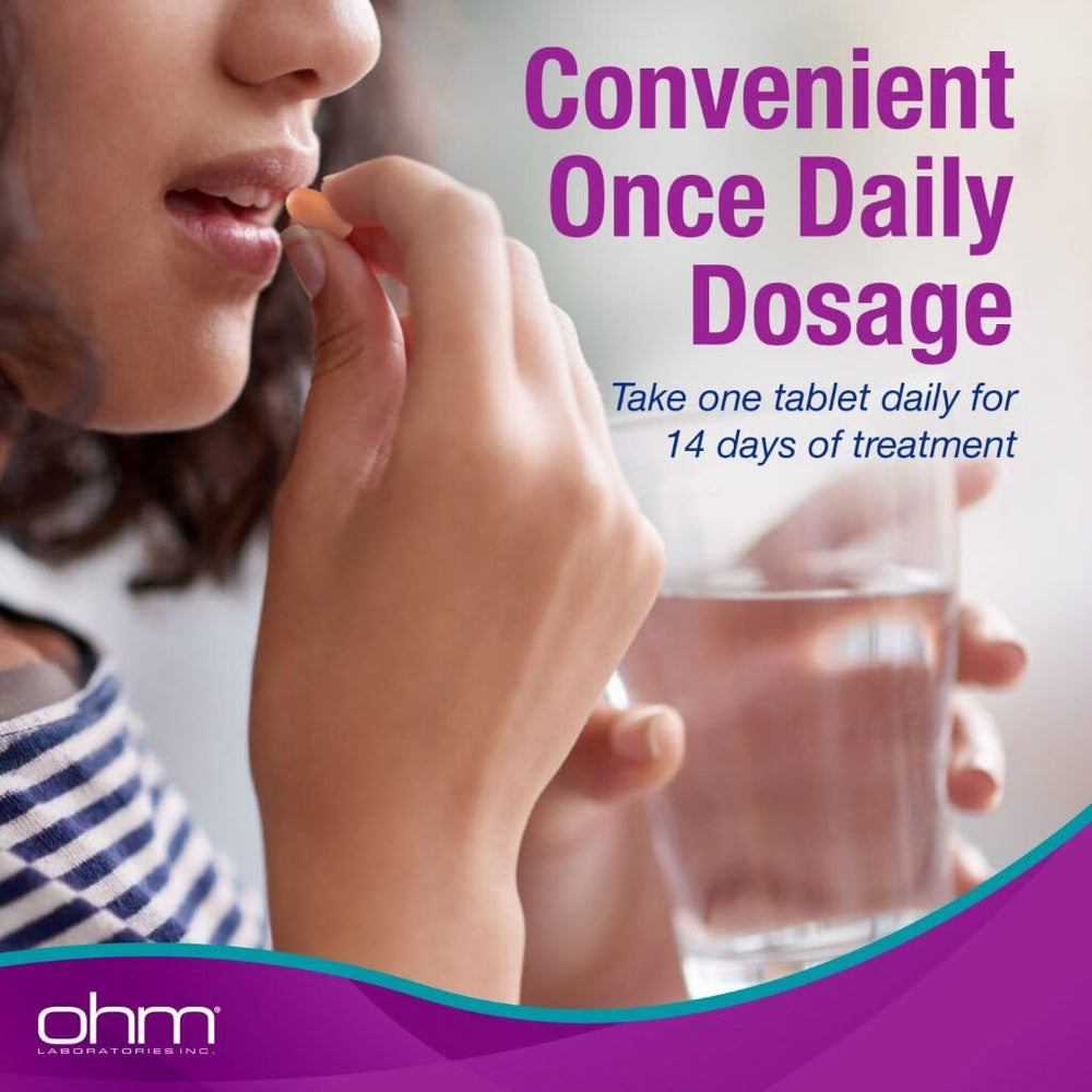 Ohm delayed-release formulation ensures gradual acid relief.