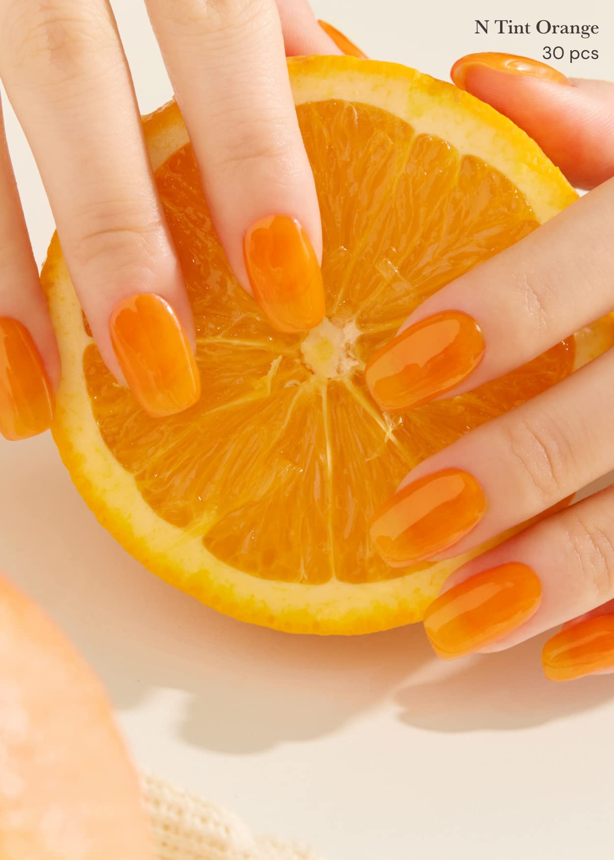 ohora N Tint Orange long-lasting gel effect without chipping