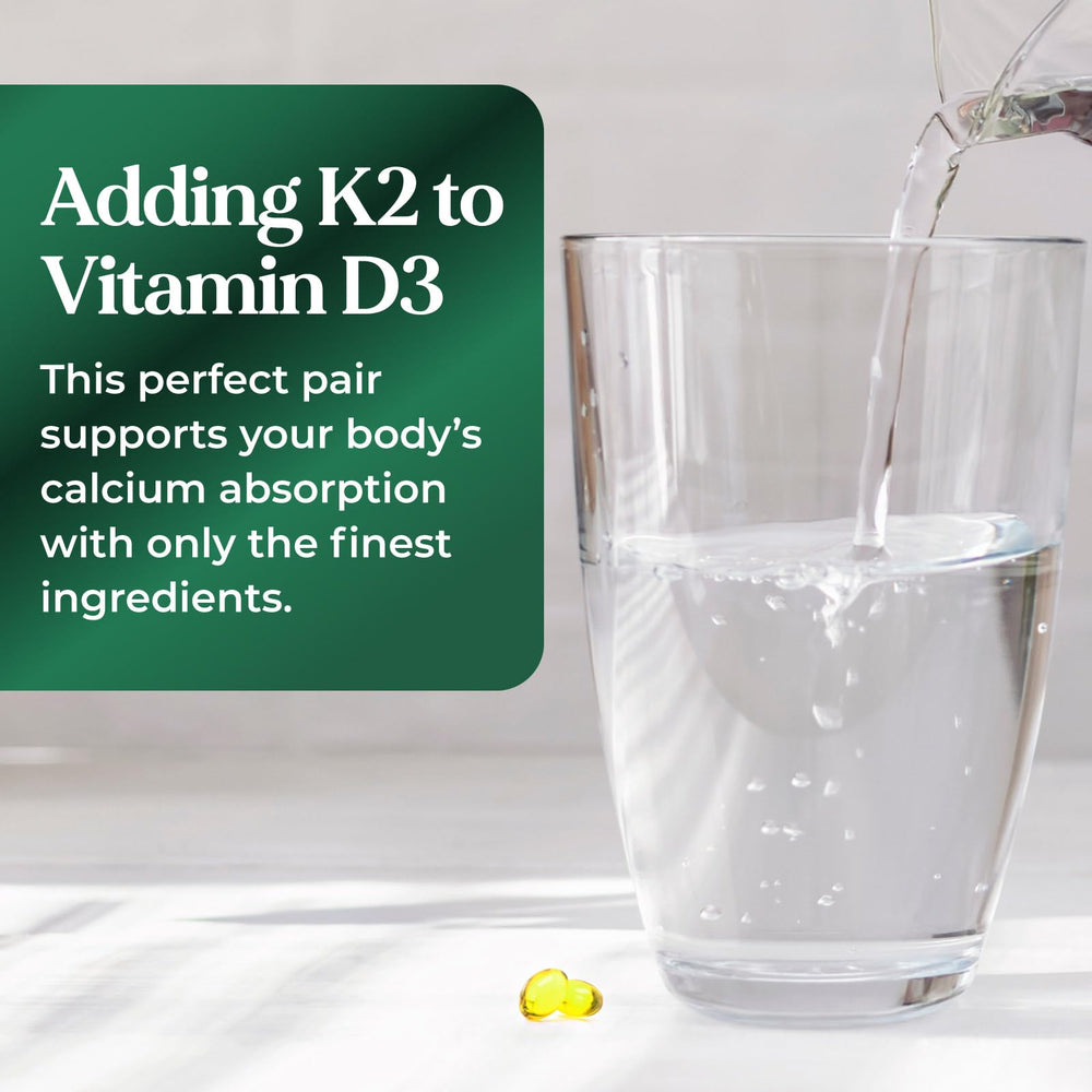 Oil-based Vitamin D3 K2 complex formula