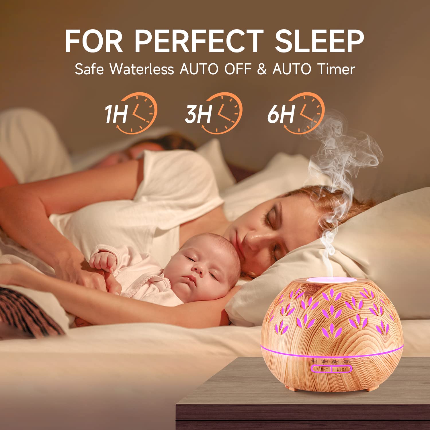 Six pure and natural essential oils included.