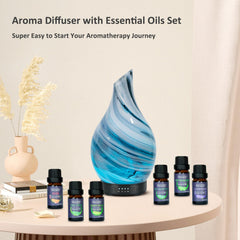 Diffuser showing 7 LED light colors