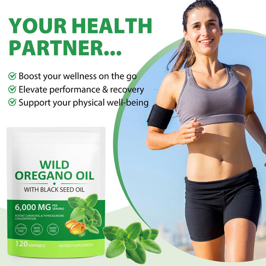 Oil of oregano softgel with black seed oil product image 2