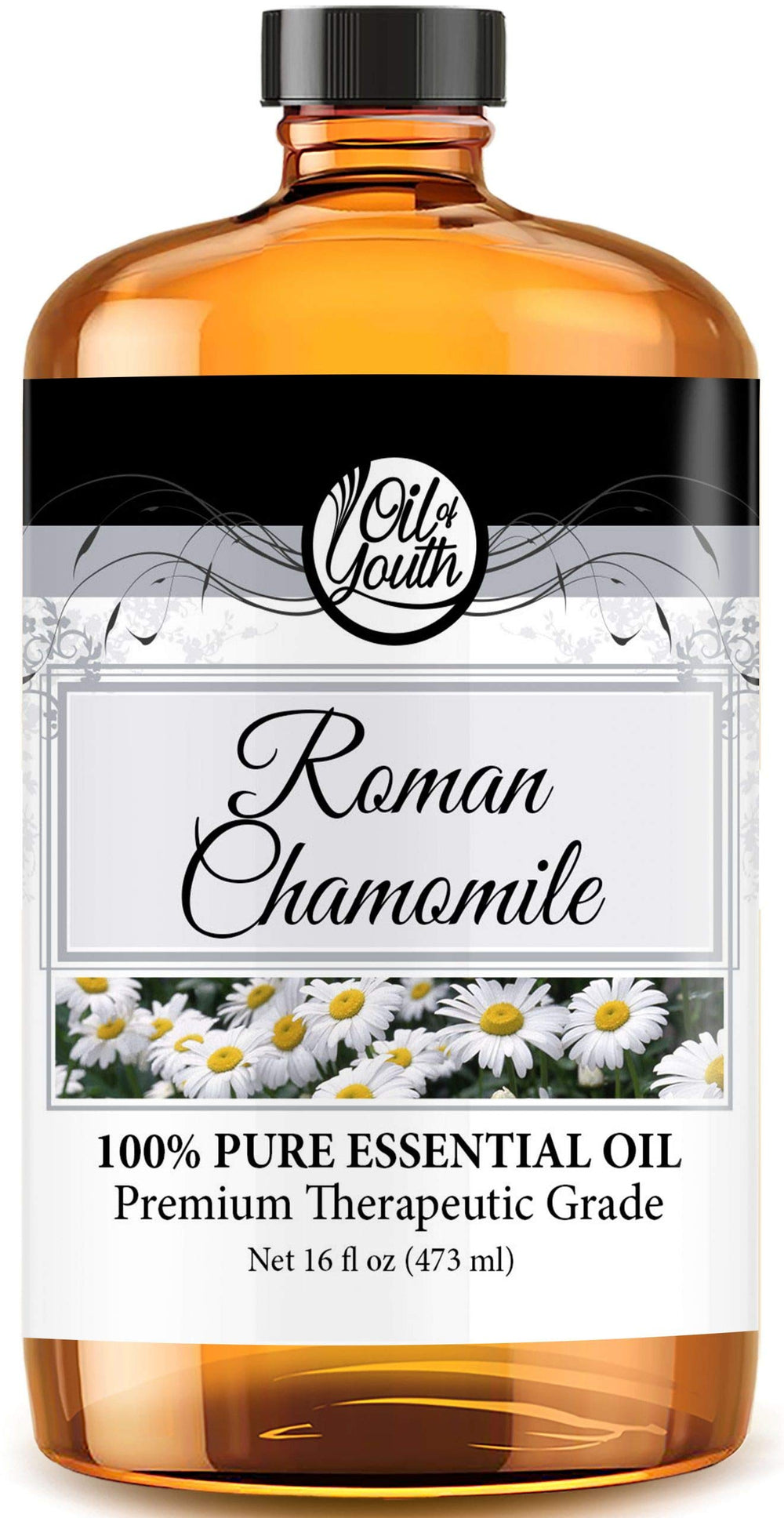 Oil of Youth 16oz Roman Chamomile essential oil bottle