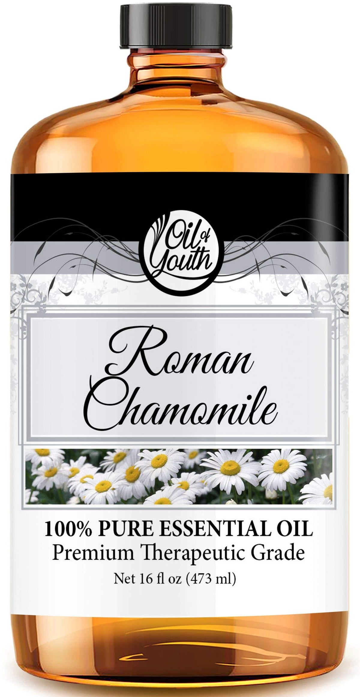 Oil of Youth 16oz Roman Chamomile essential oil bottle