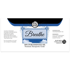 Breathe Blend essential oil ready for diffuser