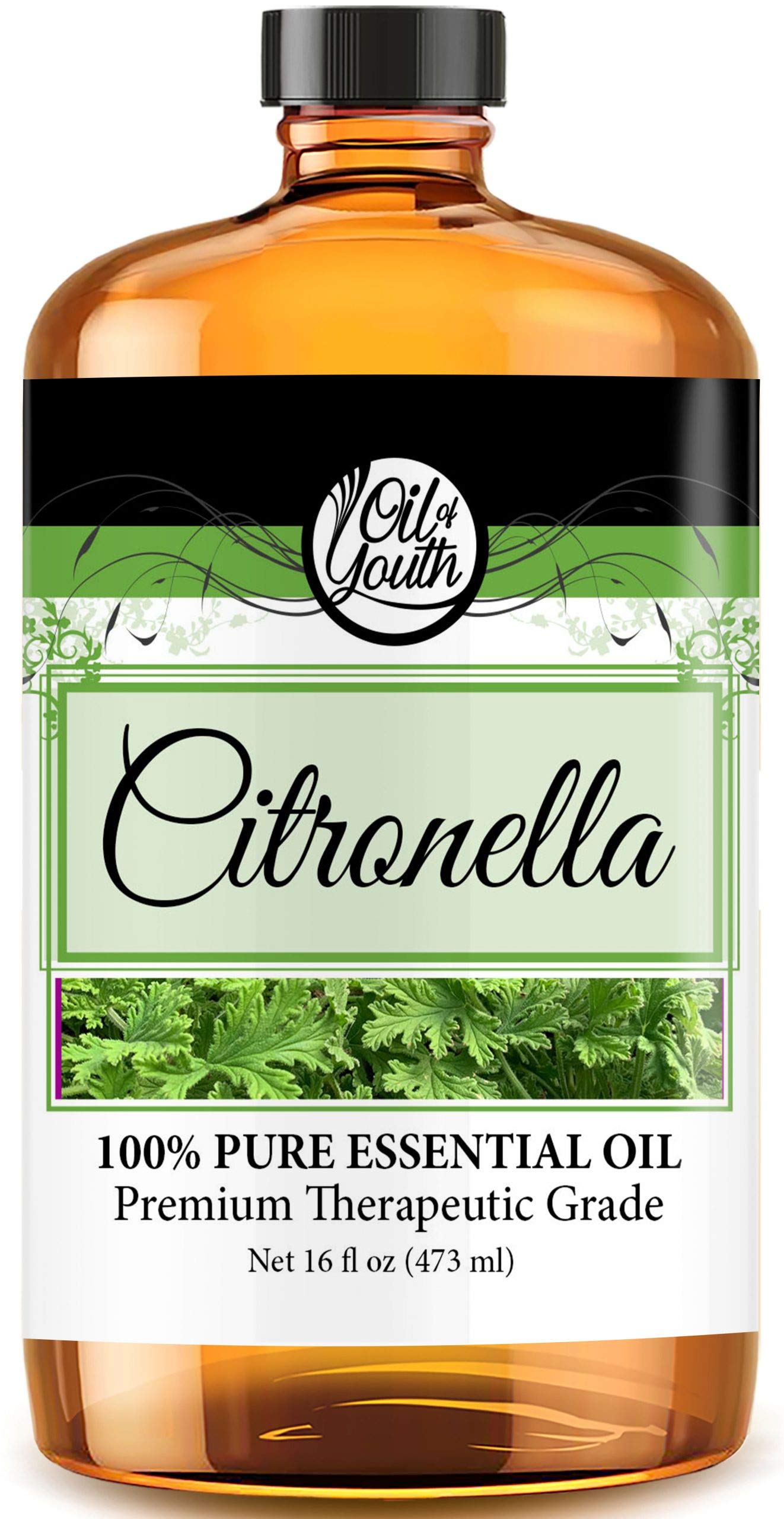 Oil of Youth Citronella Essential Oil 16oz bottle