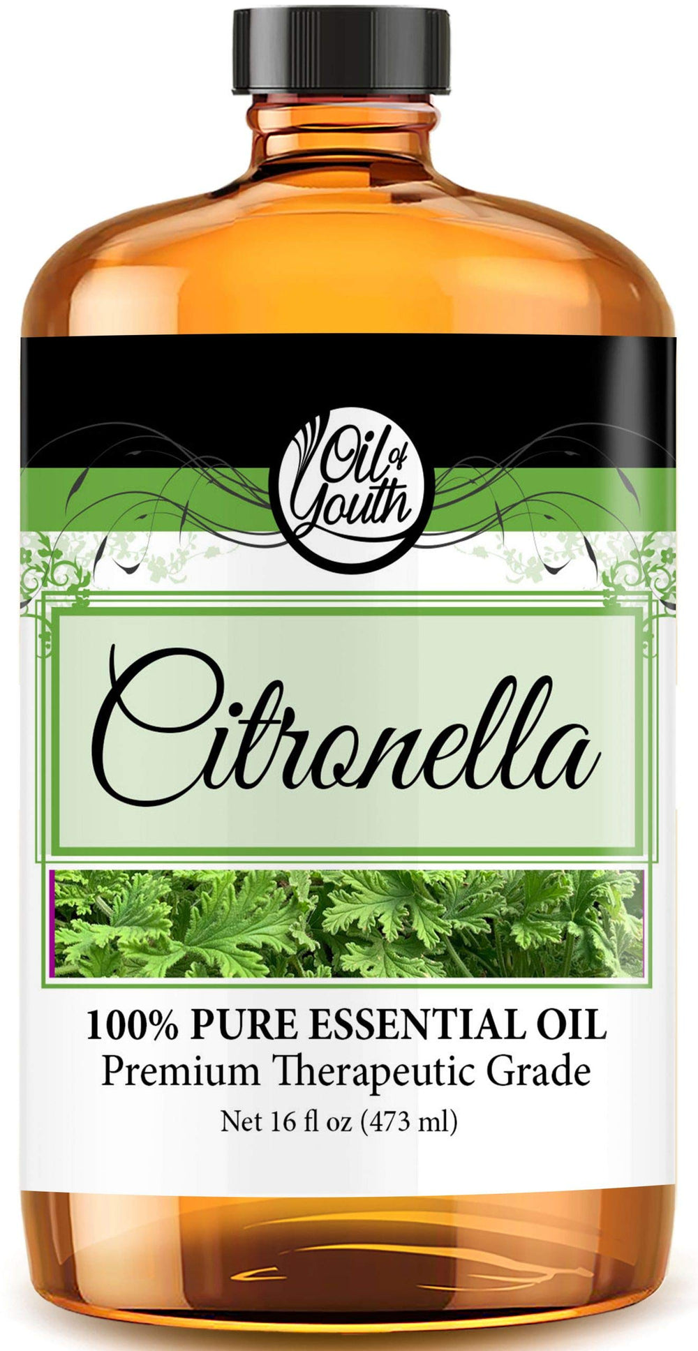 Oil of Youth Citronella Essential Oil 16oz bottle
