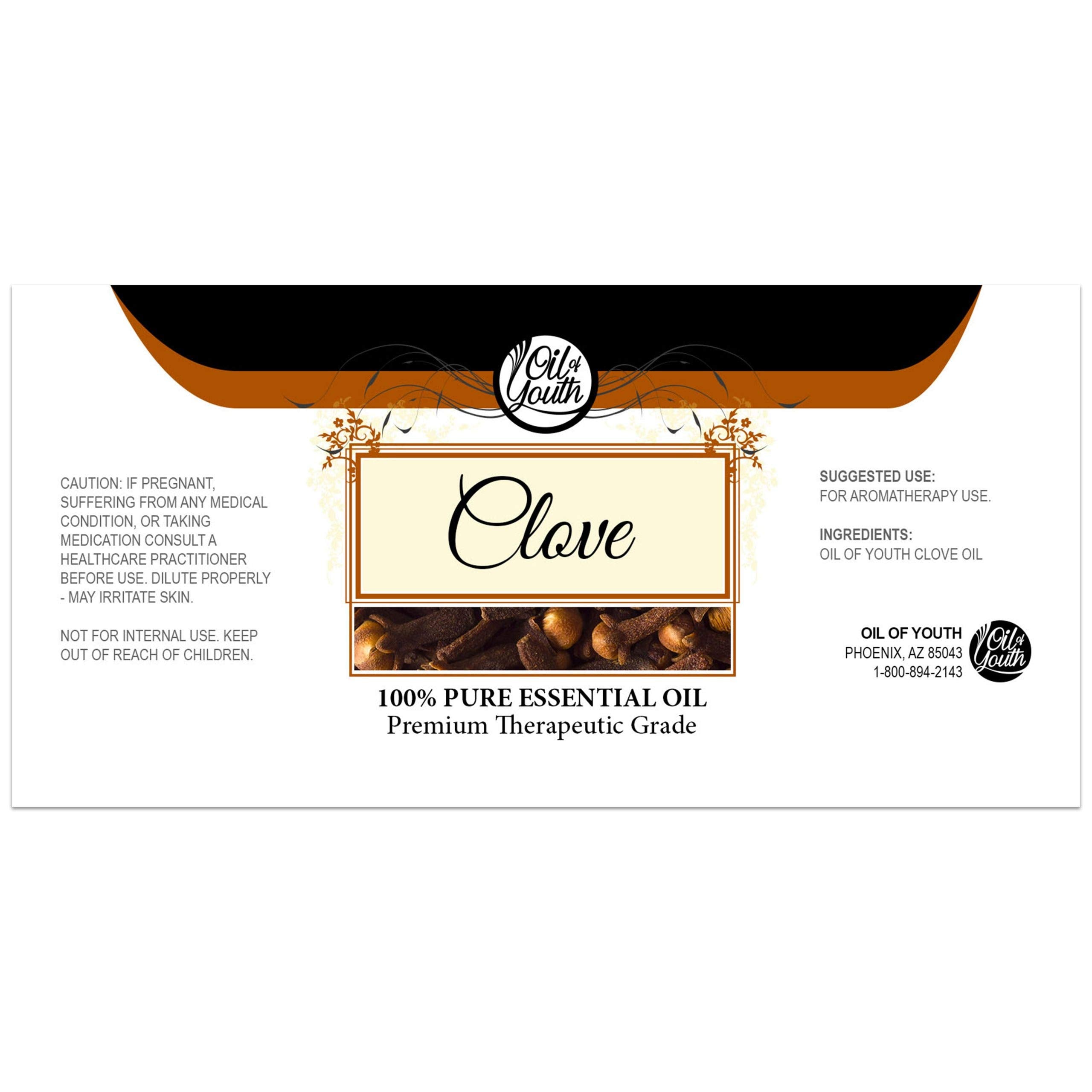 Clove essential oil for diffuser aromatherapy