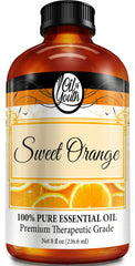 Front view of Oil of Youth Sweet Orange 8oz bottle