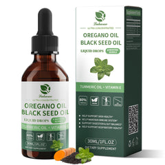 Oil of oregano with black seed oil 1 oz bottle - hero image