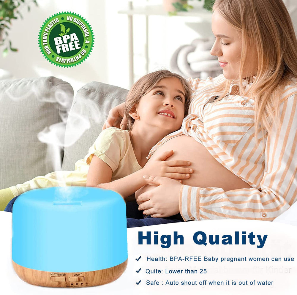 Oil diffuser packaging and box