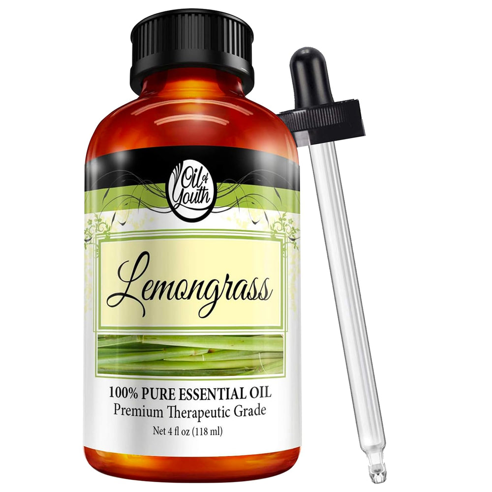Oil of Youth Lemongrass essential oil 4 oz bottle with dropper