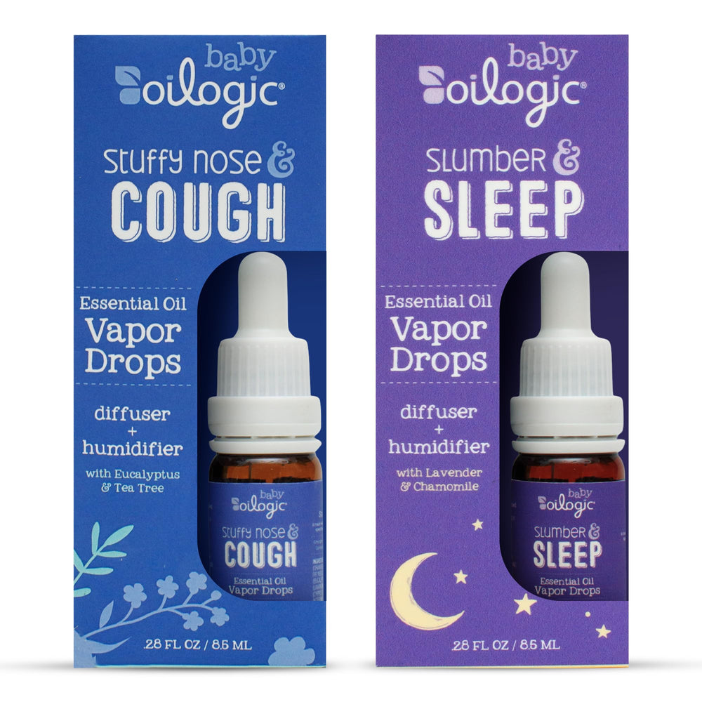 Oilogic Baby Vapor Drops 2-Pack for diffuser or humidifier