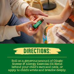 Oilogic Kids Sneeze & Allergy roll-on packaging box