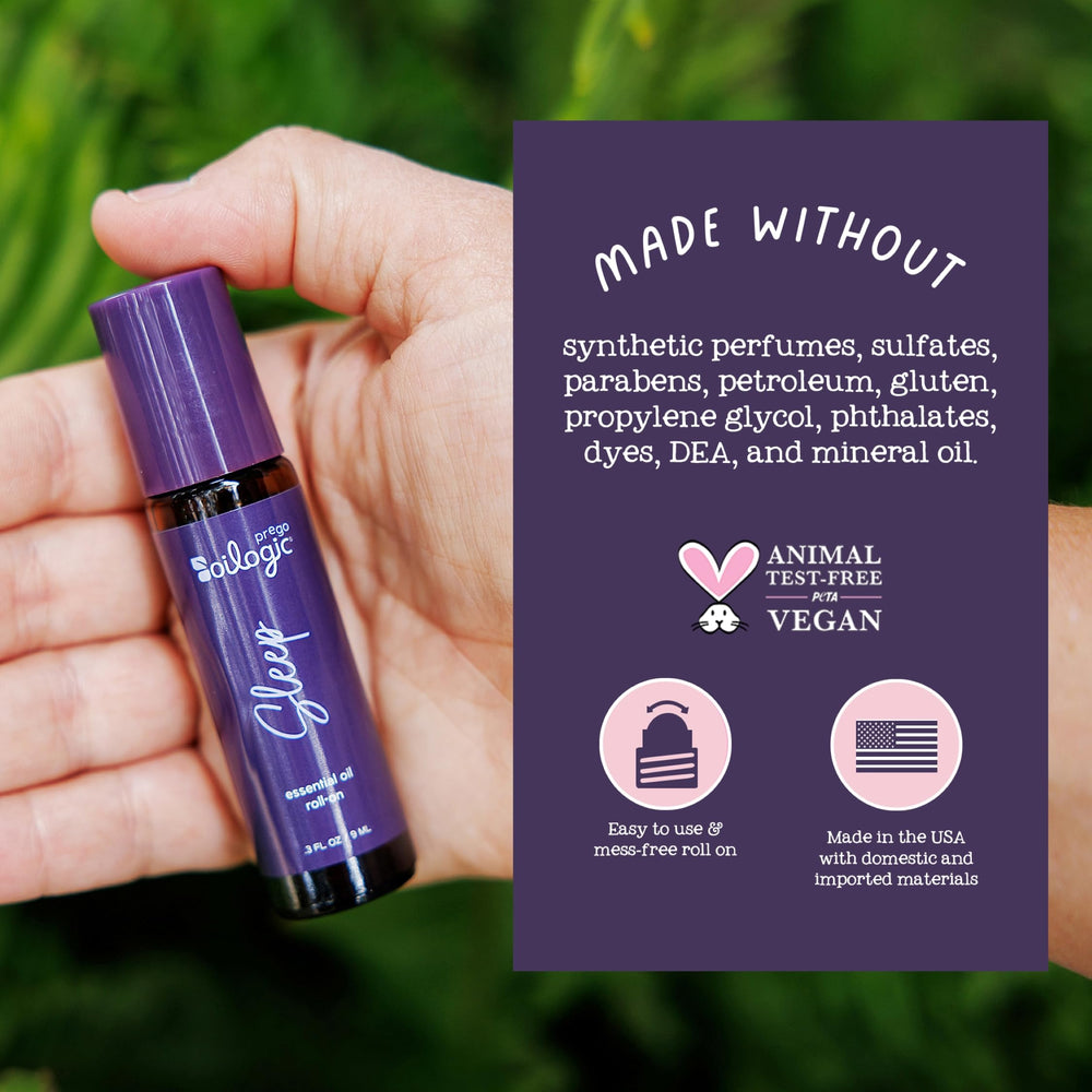 Nausea relief roll-on bottle from Oilogic Prego Set