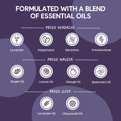 Natural ingredients and branding on Oilogic Prego Roll-On Set
