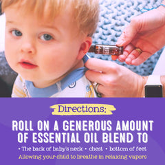 Pediatrician-tested essential oil blend for baby sleep support