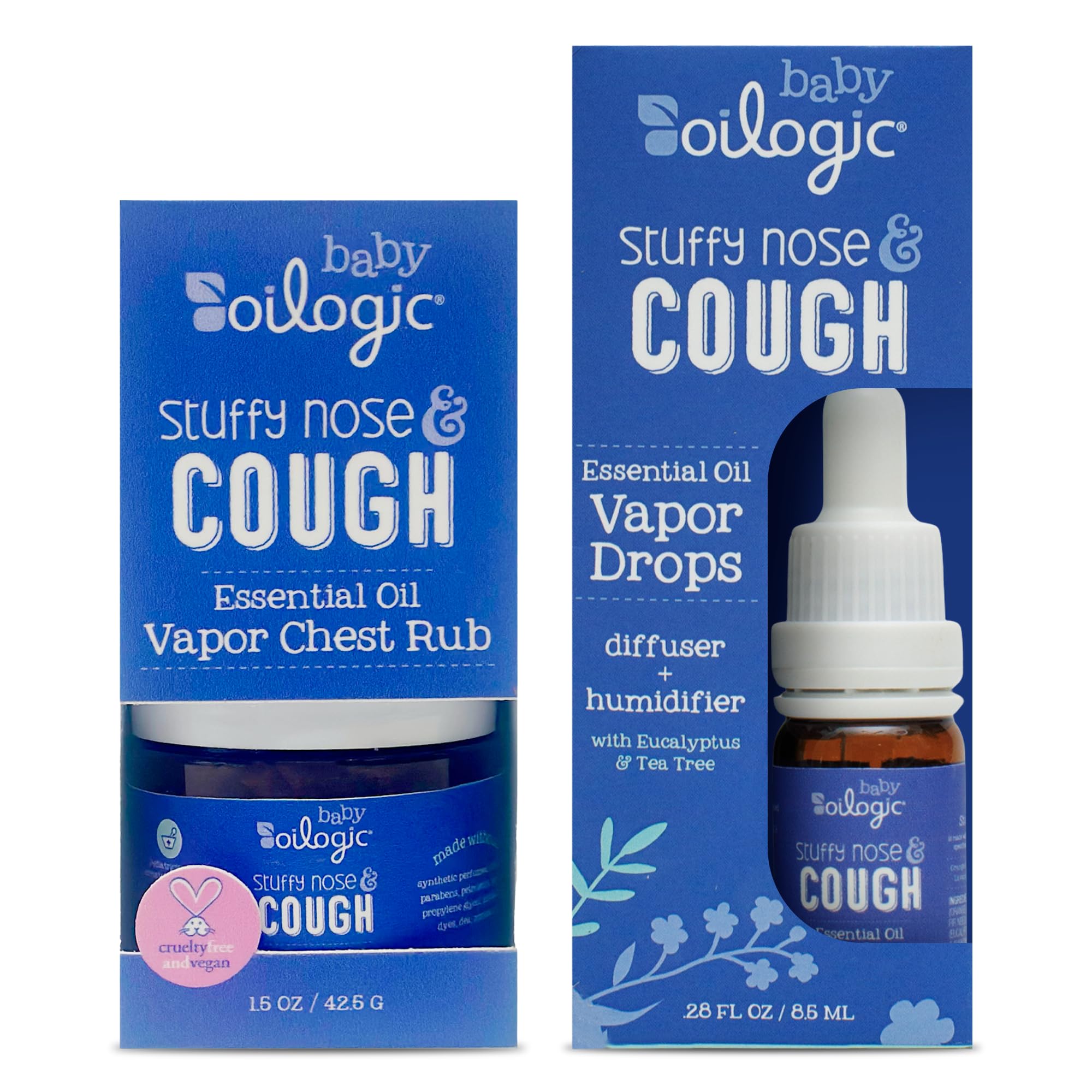 Oilogic Stuffy Nose & Cough Vapor Chest Rub for Baby