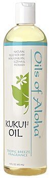 Oils of Aloha Kukui Nut Oil with Tropic Breeze scent moisturizes dry skin and supports nightly skin care