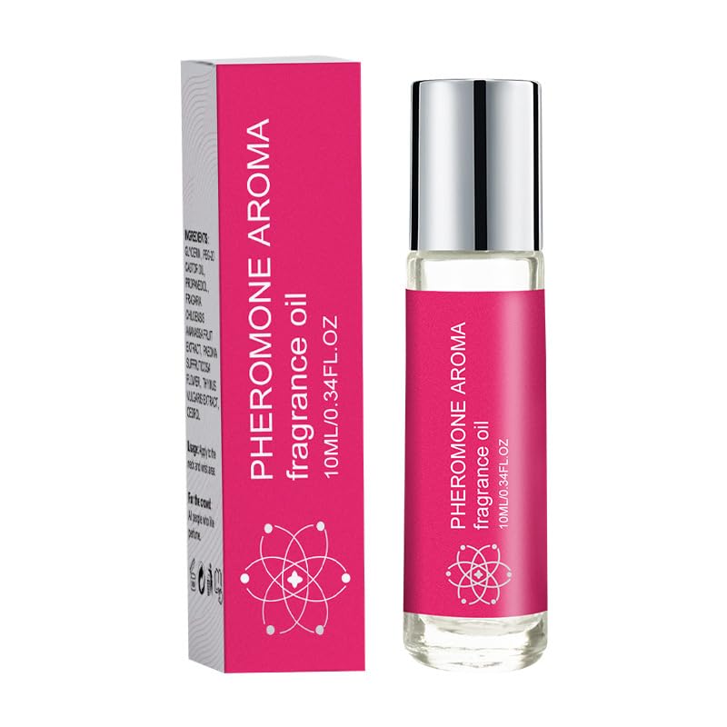 OINSOES pheromone roll-on bottle close-up, compact and ready for daily on-the-go use.