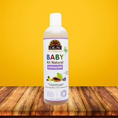 Okay Baby Calming Bath with papaya extract illustration