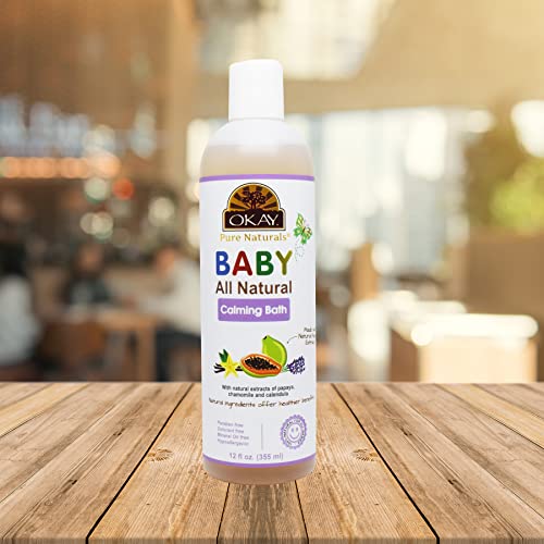 Okay Baby Calming Bath with water splashes and calm vibes
