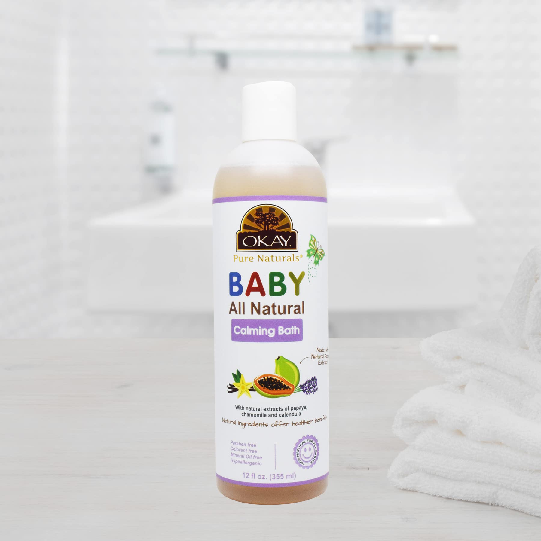 Ingredients: papaya extract, vanilla and lavender