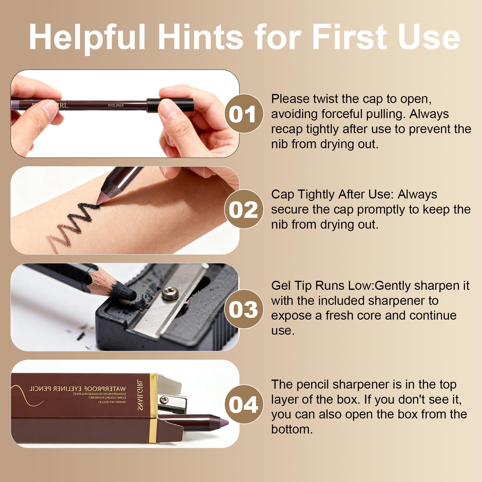 Ideal for natural daily looks or bold smoky eye styles.