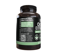 Okra Extract capsules bottle close-up