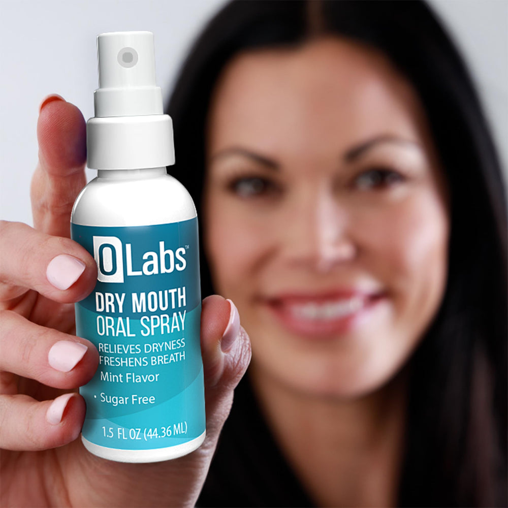 How to use OLabs Dry Mouth Spray mint