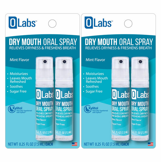 Olabs Dry Mouth Spray packaging label and brand