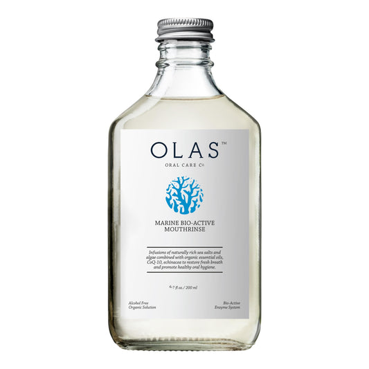 Olas alcohol-free mouthwash bottle in 200 ml