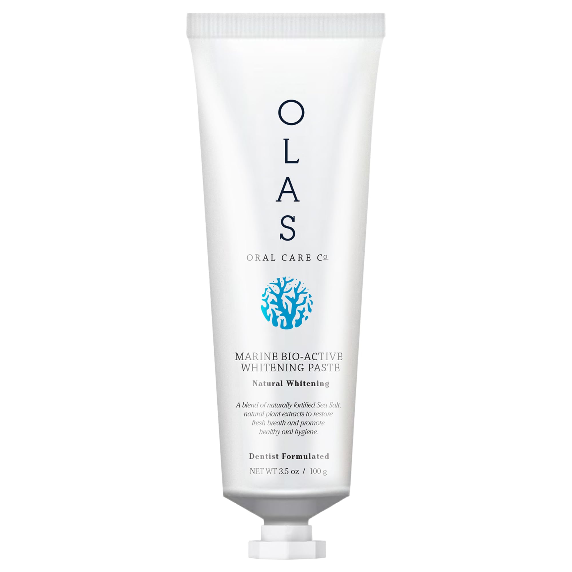 OLAS Marine Bio-Active Toothpaste tube on white background