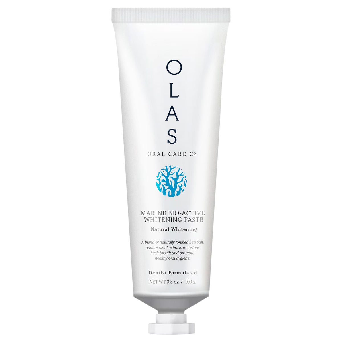 OLAS Marine Bio-Active Toothpaste tube on white background