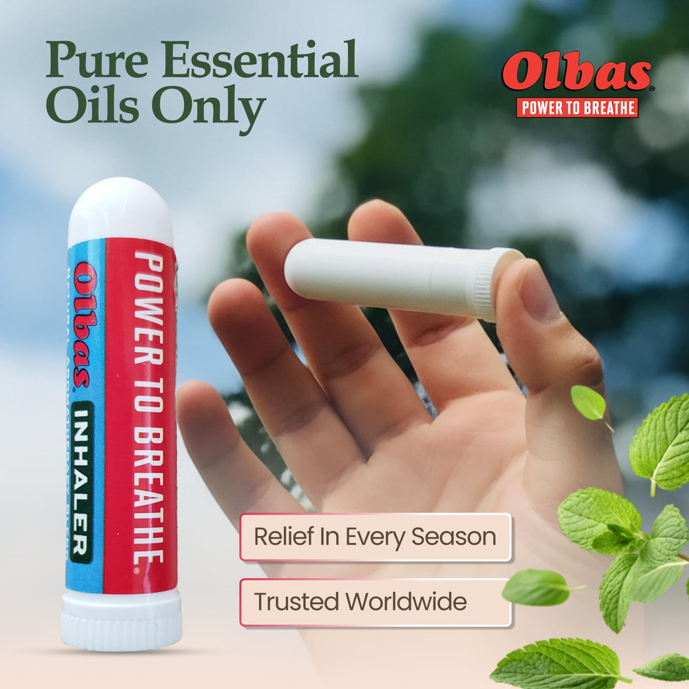 Olbas Inhaler gym bag use for quick breathing support between sets.