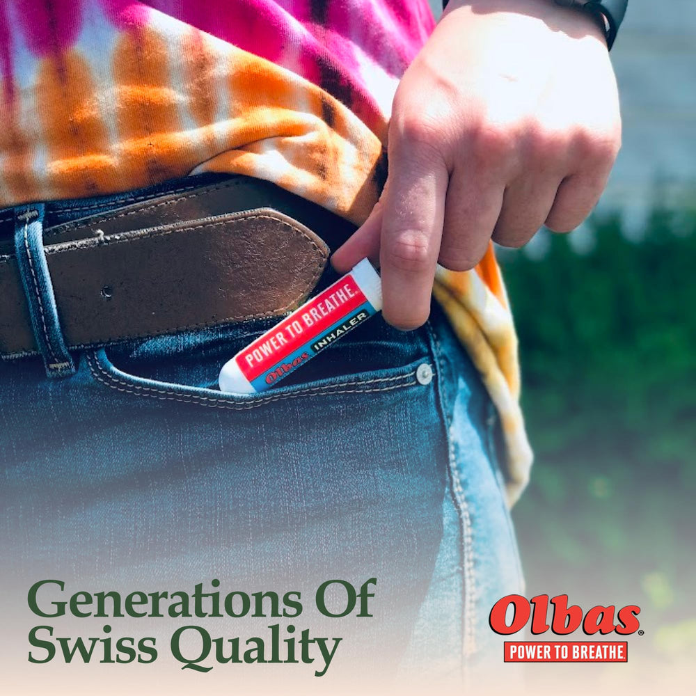 Olbas Inhaler seasonal comfort for year-round relief during humidity or seasonal discomfort.