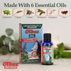 Droplets of essential oils with calming color tones