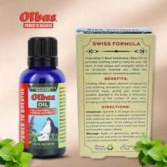 Aromatherapy setup featuring Olbas oil on a spa towel
