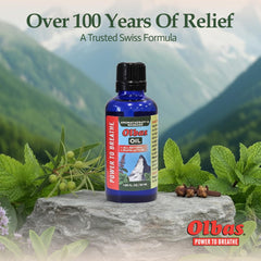 Olbas oil designed for sore muscle relief during massage